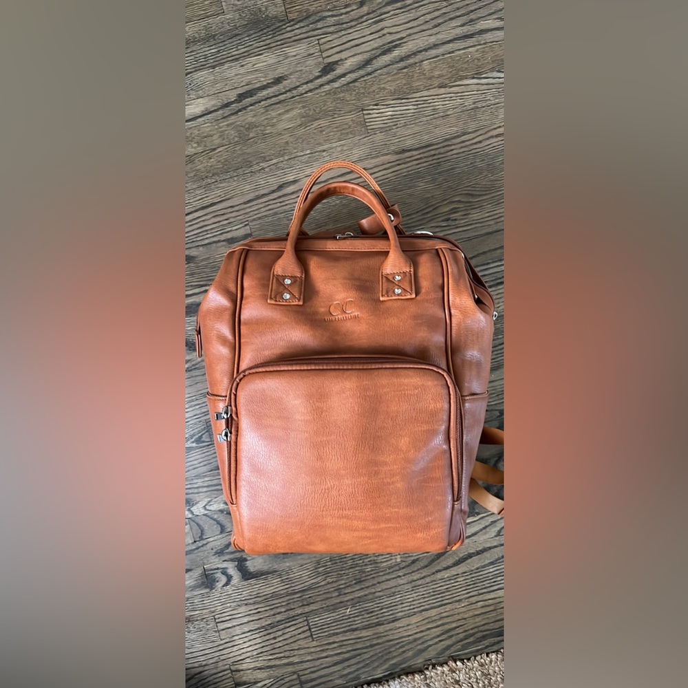 Citi Collective vegan leather diaper bag